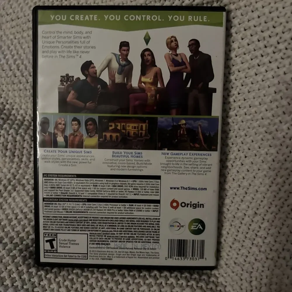 The Sims 4 PC Mac Game DVD ROM Complete